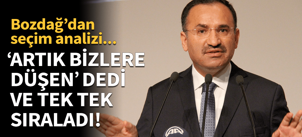 "Artık bizlere düşen..." dedi tek tek sıraladı!