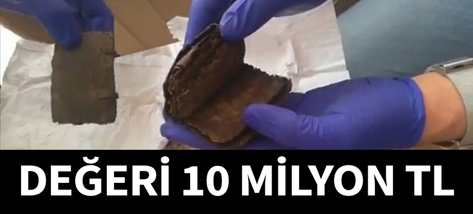 Bursa'da 2 bin yıllık incil ele geçirildi...