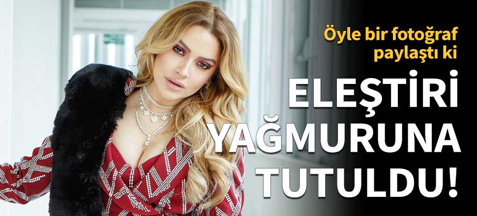 Paylaşımı yüzünden eleştiri yağmuruna tutuldu!