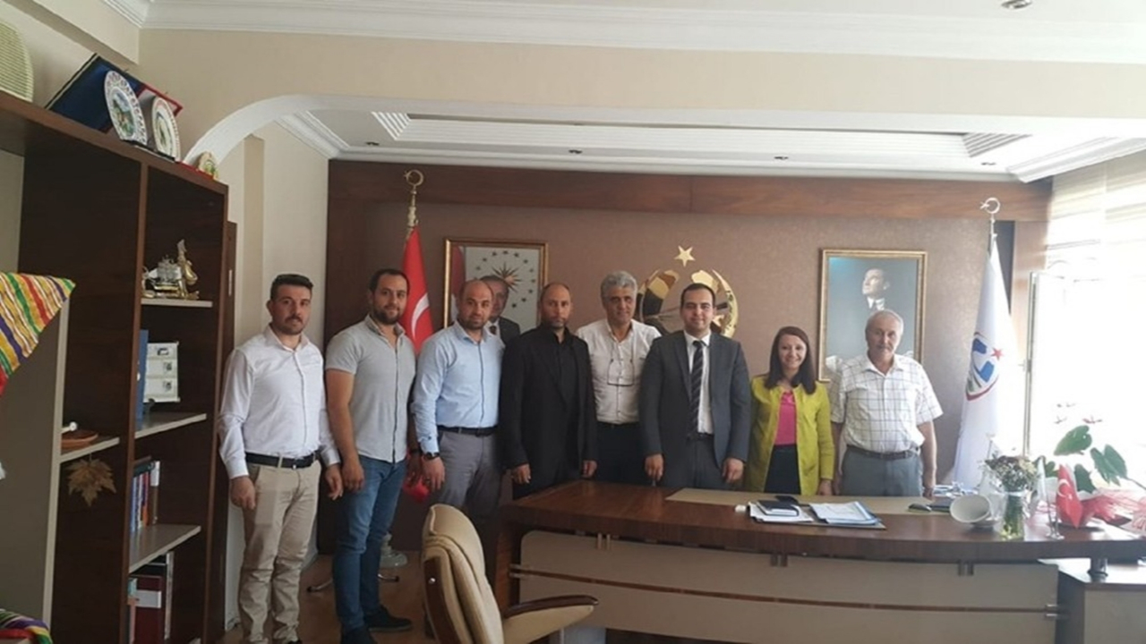Bilecik'te encümenlerden Kaymakam Oray Güven’e ziyaret