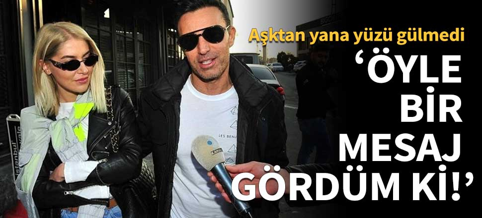 Mustafa Sandal'ın aşktan yana yüzü gülmedi!