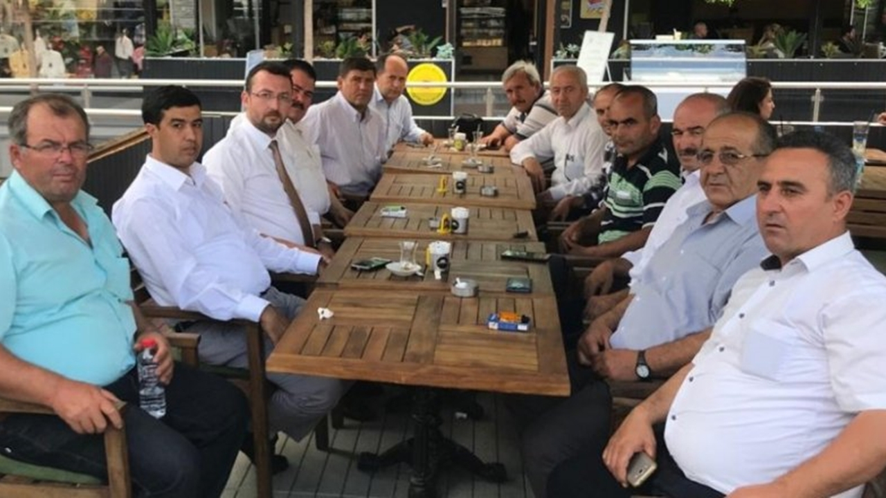 Manisa'da muhtarlardan Ayberk Aloğlu’na ziyaret