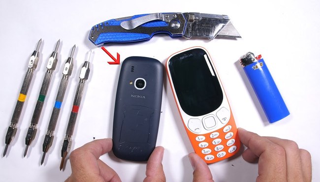 2017 Nokia 3310 dayanıklılık testi