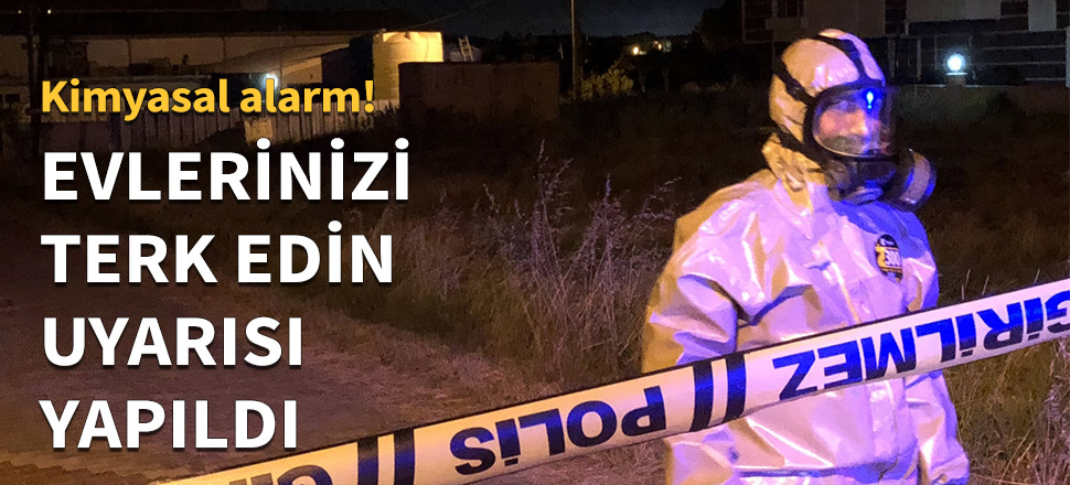 Tekirdağ'da kimyasal madde deposunda patlama...