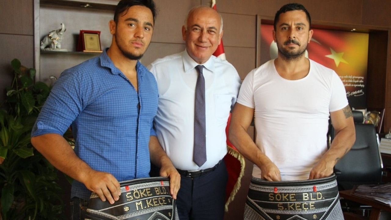 Aydın Sökeli pehlivanlara Başkan Levent Tuncel’den destek