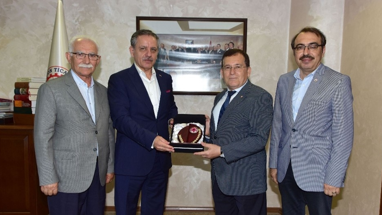 Trabzon'da Başsavcı Gürmen İlhanoğlu’ndan TTSO’ya veda ziyareti