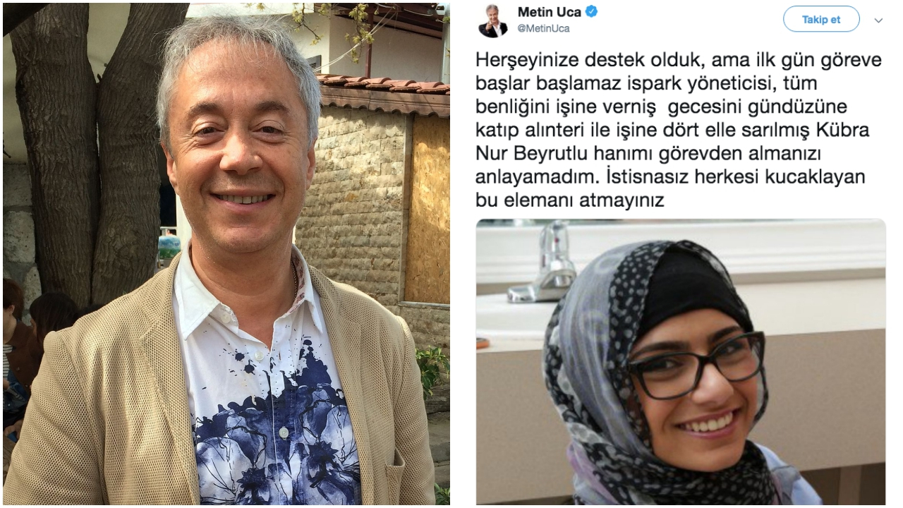 "O kıt aklınla bir daha ironi yapma Metin Uca!"