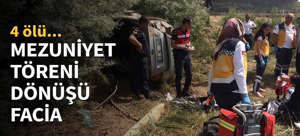 Mezuniyet töreni dönüşü facia...
