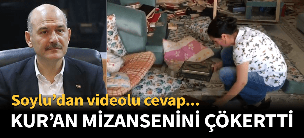 Soylu'dan HDP'li vekilin Kur'an yalanına videolu cevap!