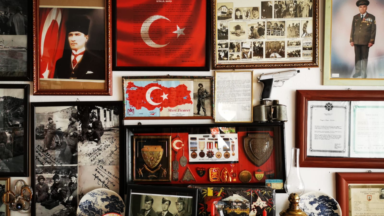 Vefat eden Kore gazisinin evinden tarih çıktı...