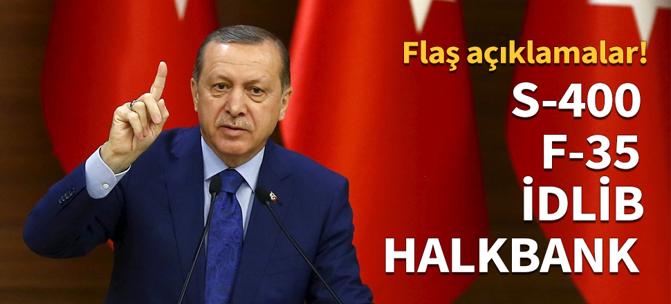 Erdoğan: Yaptırım diye hiçbir şey duymadık...
