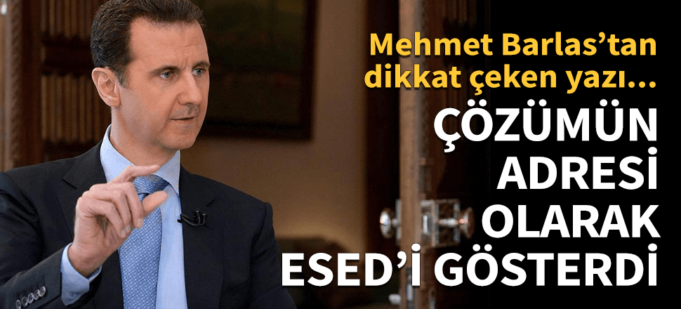Mehmet Barlas'tan dikkat çeken satırlar!