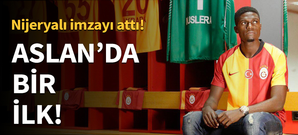 Galatasaray'da bir ilk!