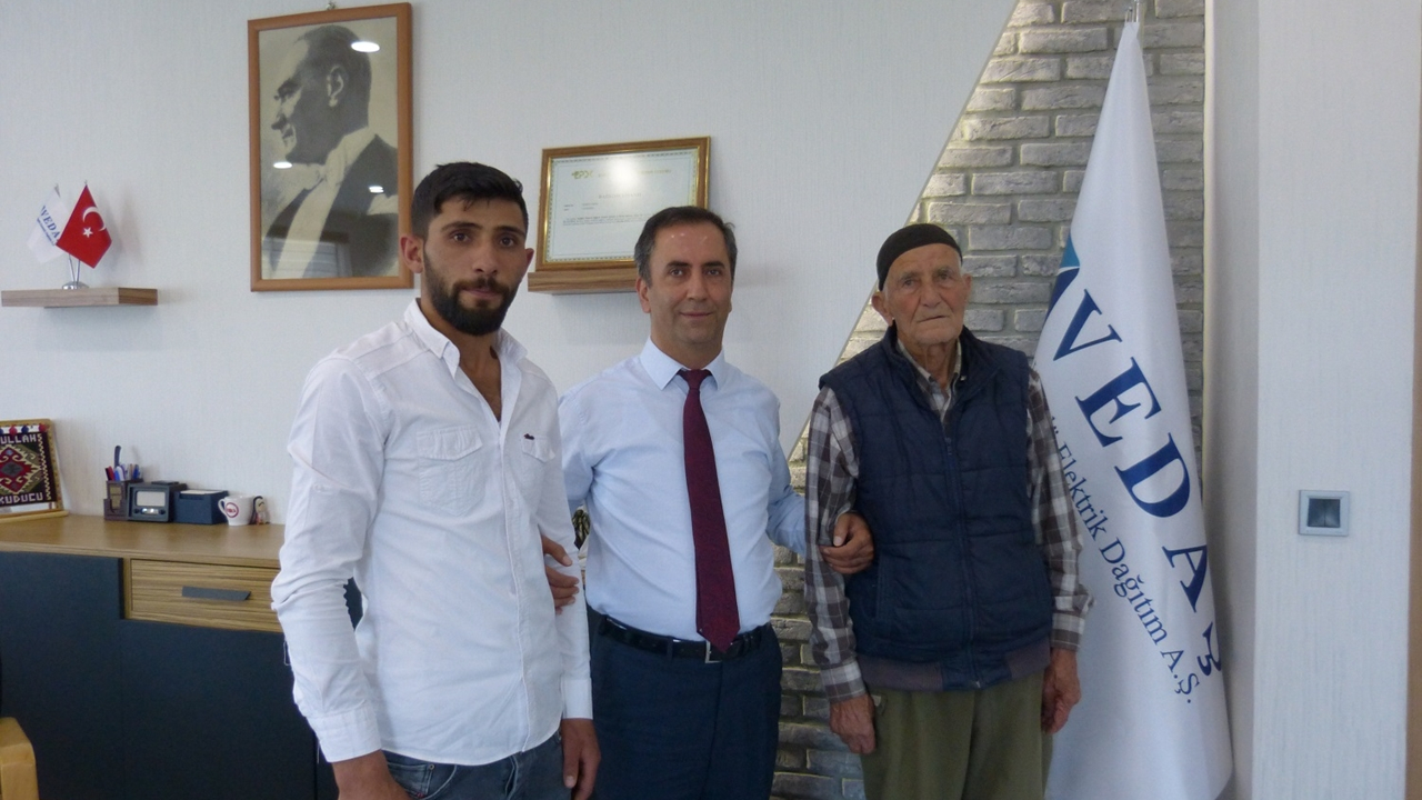 Kaybettiği emekli maaşını VEDAŞ 186 Çağrı Merkezi'nin desteğiyle buldu!