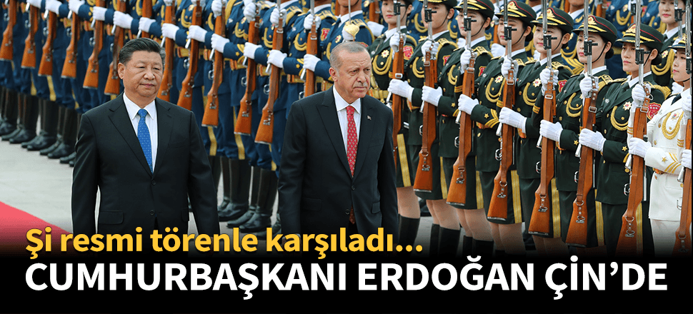 Cumhurbaşkanı Erdoğan Çin'de...