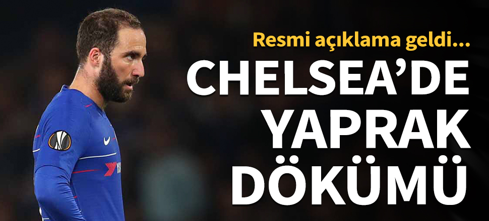 Chelsea'de yaprak dökümü!