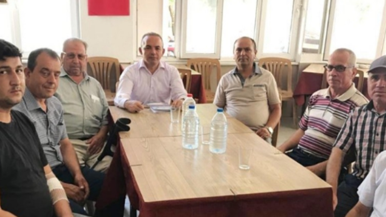 Balıkesir'de Kaymakam Hüseyin Öner, muhtarları ziyaret etti