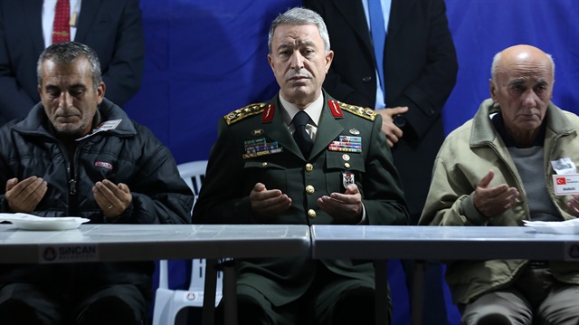 Orgeneral Hulusi Akar: Şehitlerimizin, gazilerimizin kanlarının bir damlası dahi yerde kalmayacak