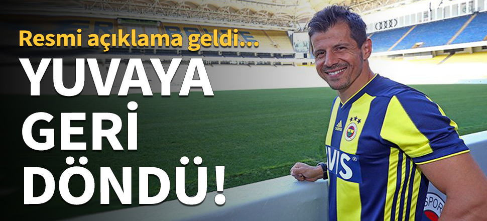Emre Belözoğlu yeniden Fenerbahçe'de!