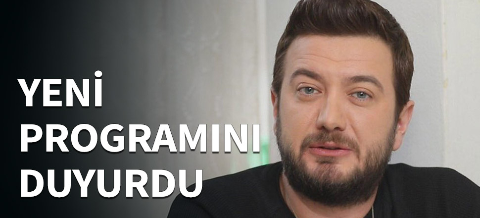 Onur Büyüktopçu yeni programını duyurdu...