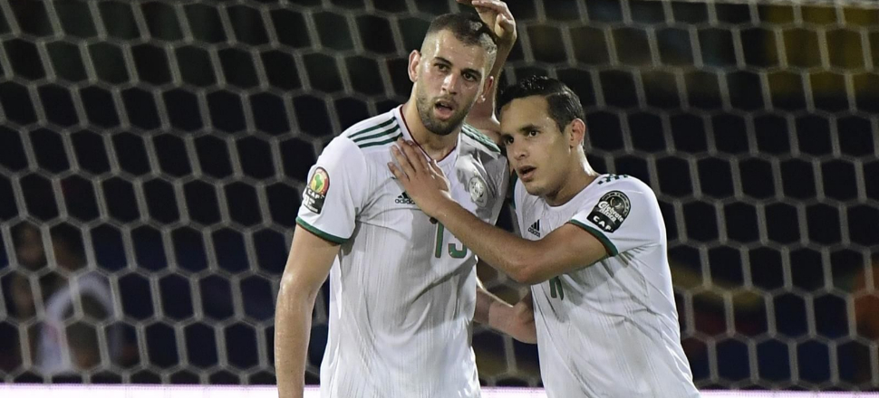 Slimani milli maçta şov yaptı!