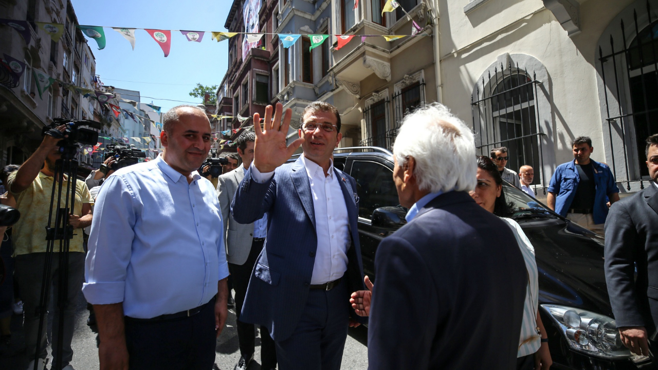 Ekrem İmamoğlu'dan HDP'ye ziyaret!