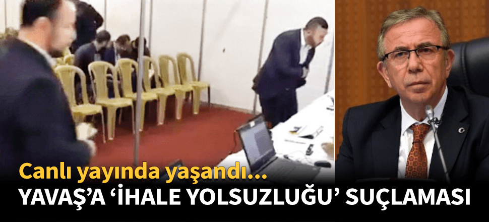 Canlı yayında 'ihaleye şeffaf fesat' suçlaması!