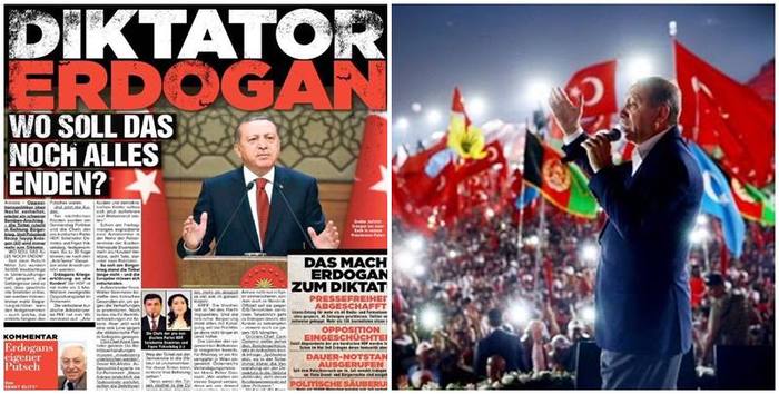 Hitler'in torunlarından aşağılık Erdoğan manşeti