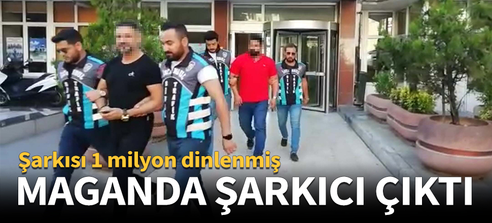Trafik magandası şarkıcı çıktı
