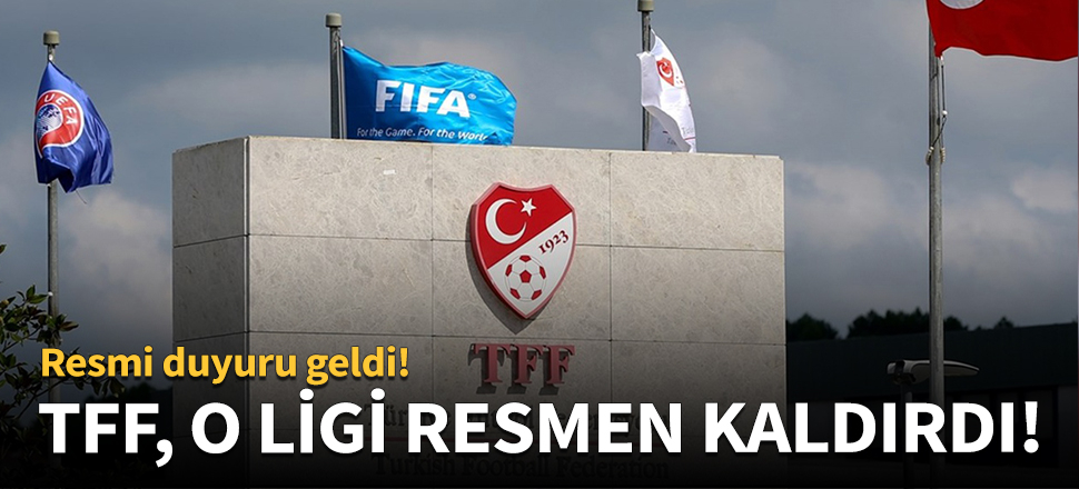 TFF, U21 Ligi'nin kaldırıldığını açıkladı!