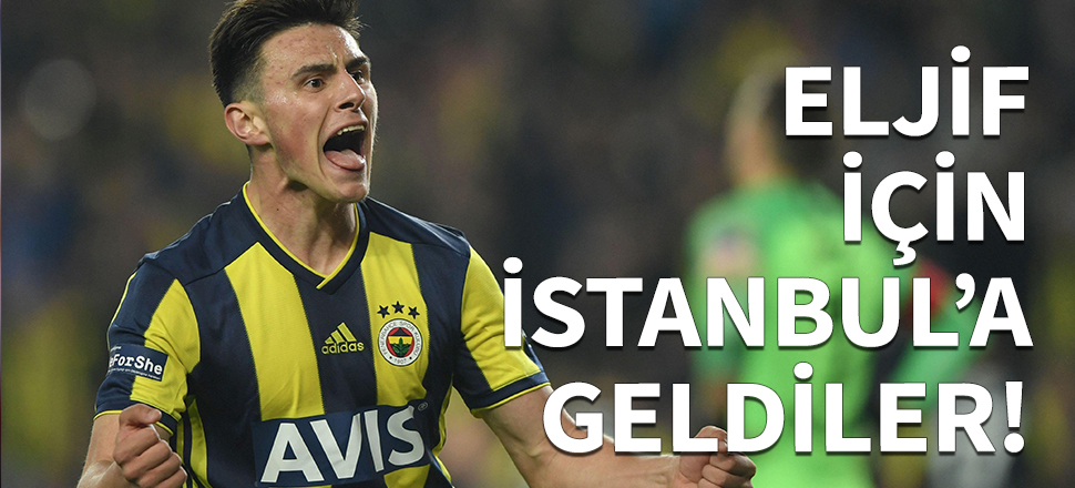 Atletico Madrid yöneticileri Eljif Elmas için İstanbul'da!