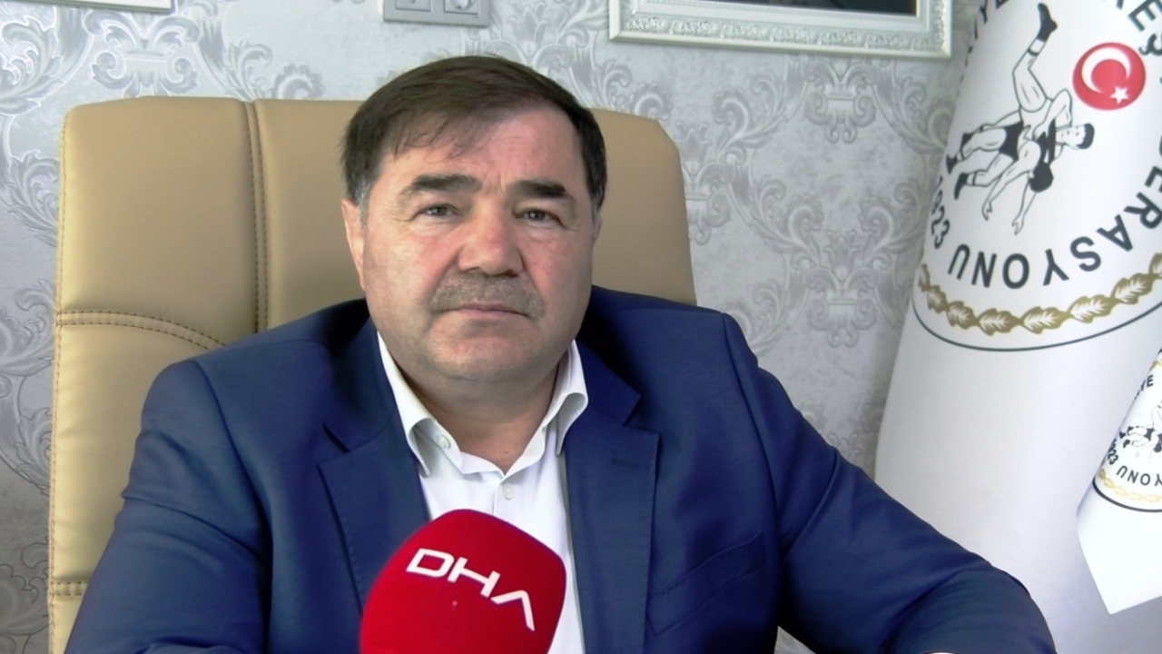 Ankara'da Güreş Federasyonu Başkanı Musa Aydın: 'Devlet sporcusu' unvanı onur verici