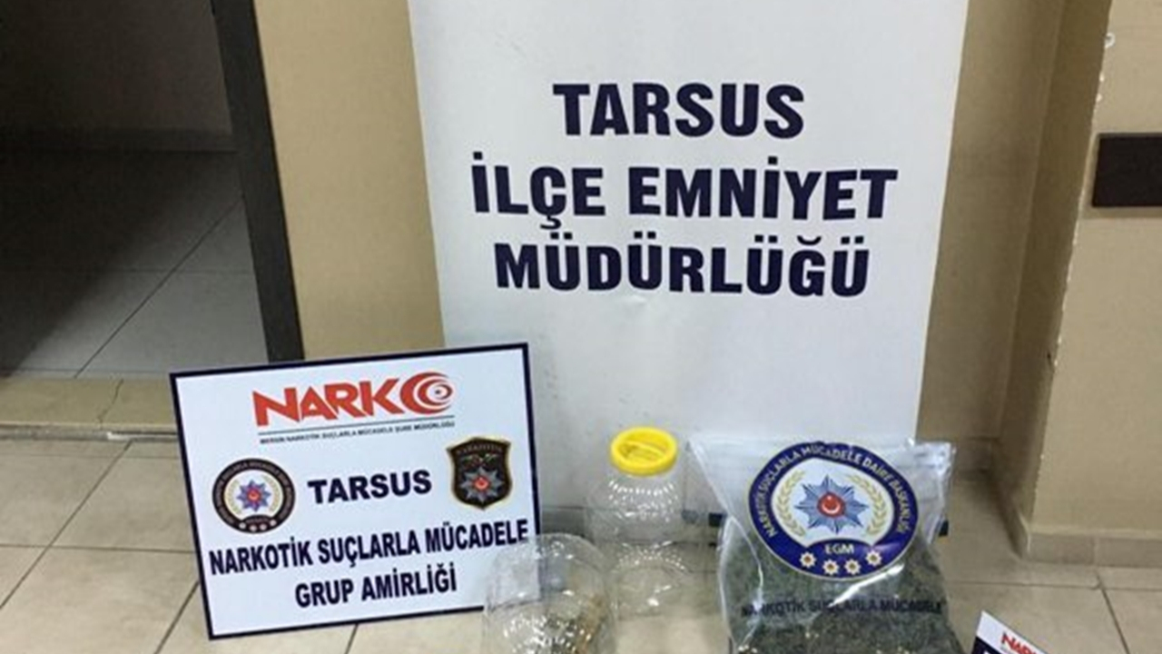 Mersin Tarsus’ta uyuşturucu baskını: 7 gözaltı