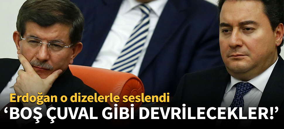 "Boş çuval gibi devrilecekler!"