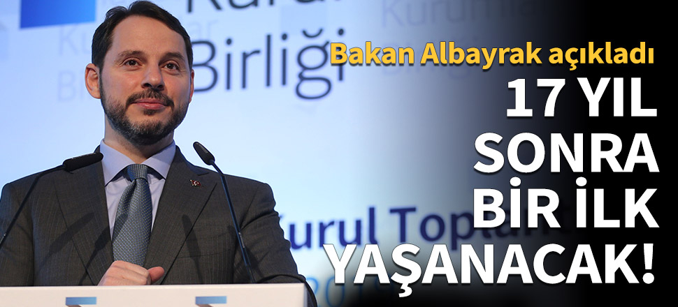 "Haziran ayı itibariyle 17 yıllık AK Parti döneminde ilk defa cari fazla verilecek!"