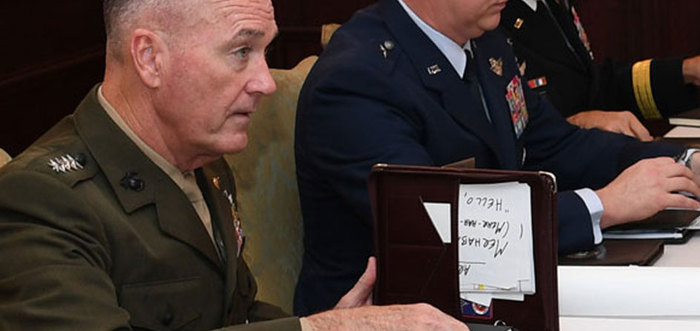Hulusi Akar ile  Joseph Dunford görüşmesinde dikkat çeken not