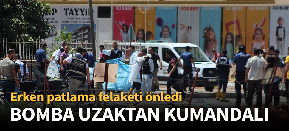 Bomba uzaktan kumandalı çıktı