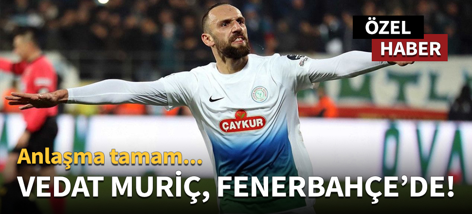 Vedat Muriç, Fenerbahçe'de!