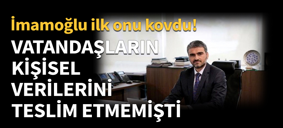 Vatandaşların verilerini teslim etmemişti