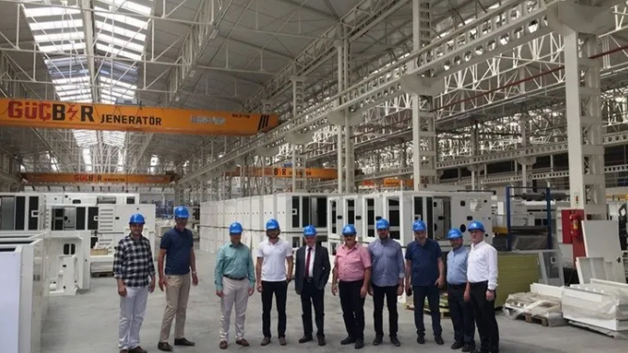 Zonguldak'ta MÜSİAD Başkanı Abdulkadir Çınar, Güçbir Jeneratör fabrikasını inceledi
