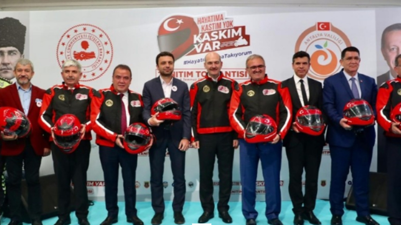 Antalya'da Bakan Süleyman Soylu: "Motosiklet kullanımı ruh sağlığına faydalı"