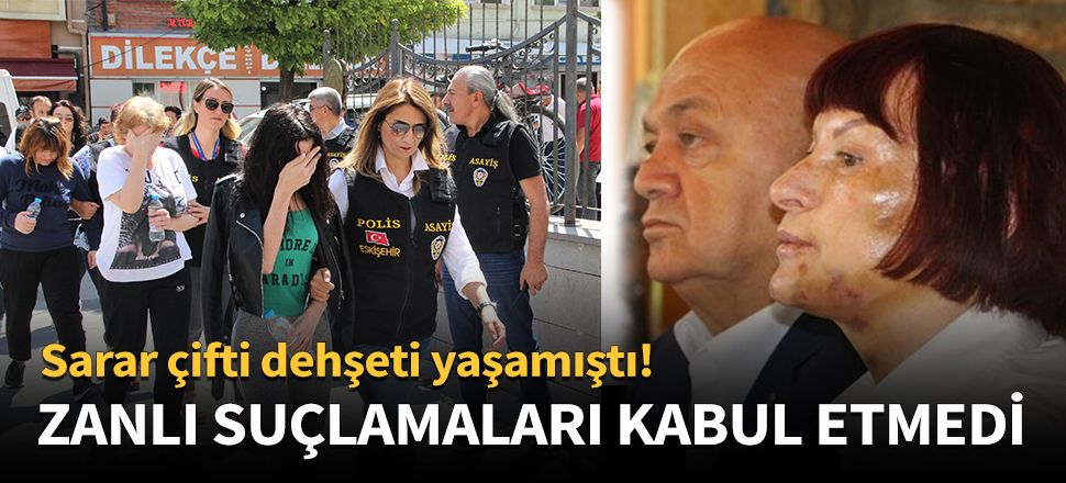 Zanlı suçlamaları kabul etmedi