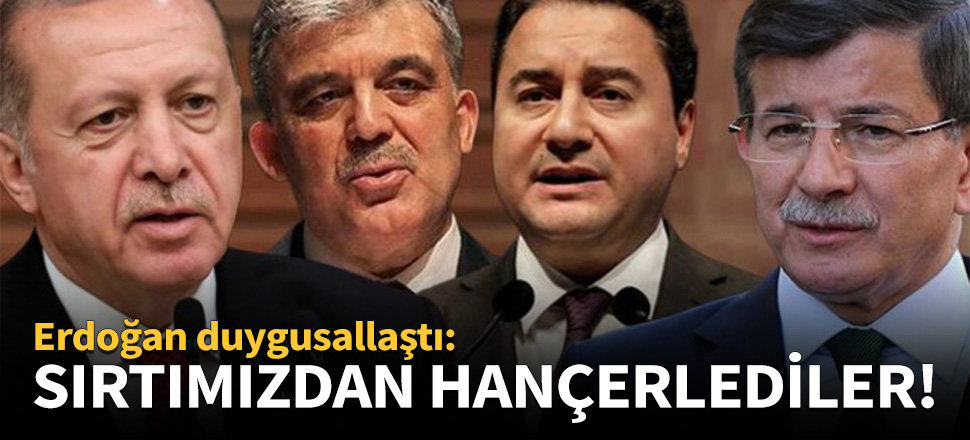"Sırtımızdan hançerlediler!"