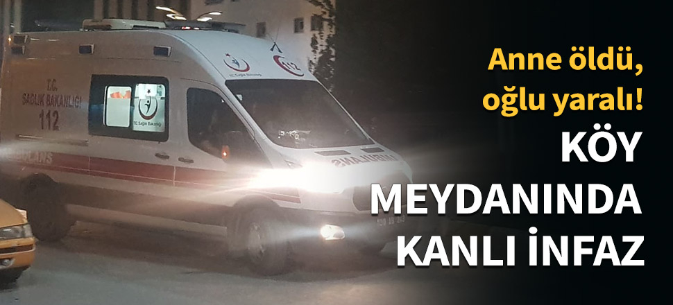 Köy meydanında kanlı infaz...