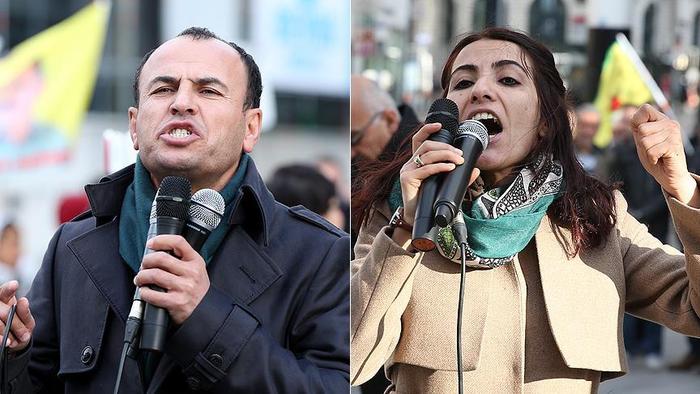HDP'li kaçak vekiller Tuğba Hezer Öztürk ve Faysal Sarıyıldız Brüksel'de görüntülendi