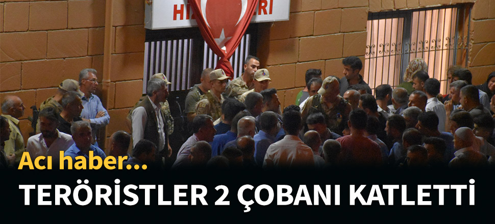 PKK'lı teröristler 2 çobanı katletti...