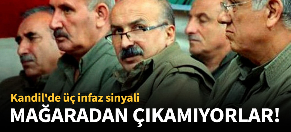 PKK elebaşları korkudan mağaradan çıkamıyor!
