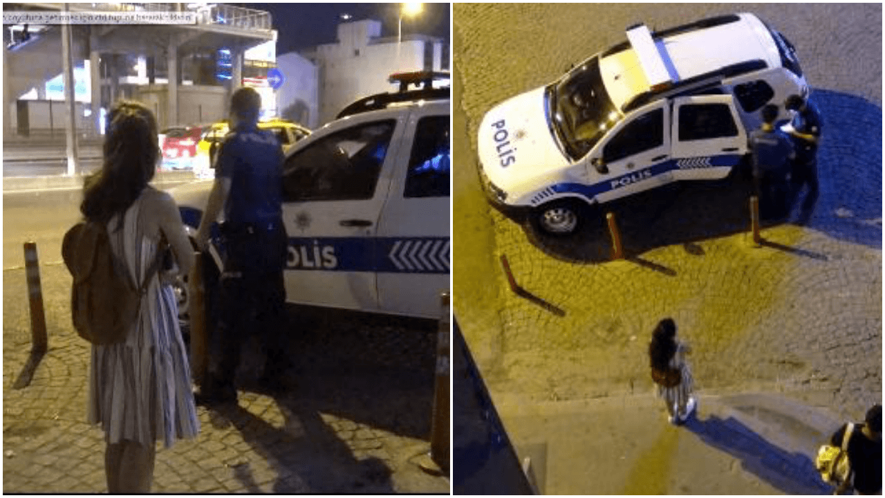 Genç kız tacizciyi çığlık atarak yakalattı!
