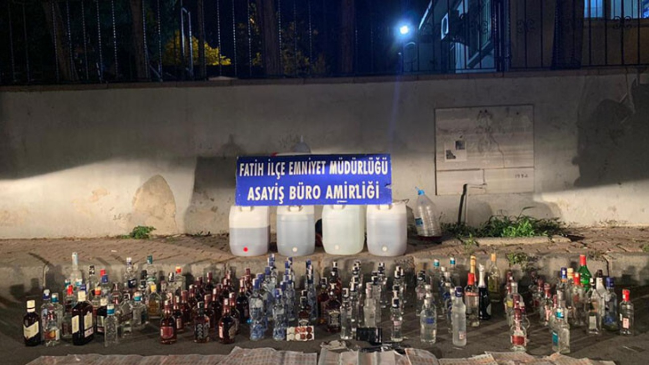 İstanbul'da turistik otele sahte içki operasyonu!