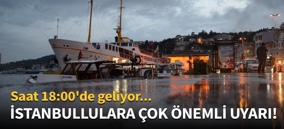 İBB'den İstanbullulara çok önemli uyarı!